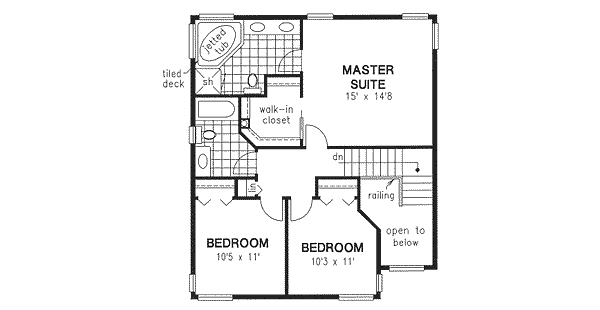 Upper/Second Floor Plan: 40-378