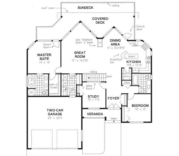 Main Floor Plan: 40-382