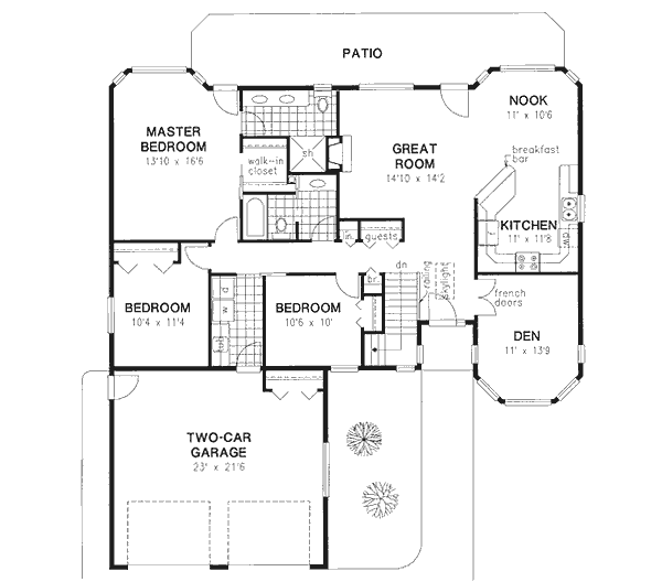 Main Floor Plan: 40-386