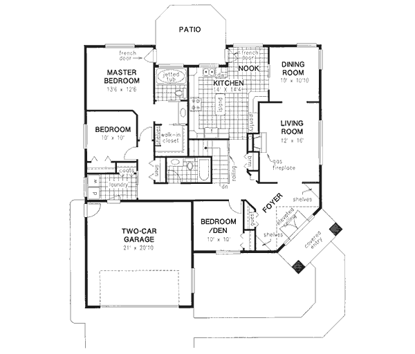 Main Floor Plan: 40-388