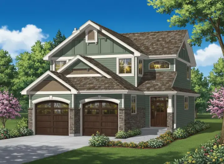 Traditional house plans 40-390 - front exterior, 1,697 sq ft, 3 bed, 2 bath house plans | Monster House Plans