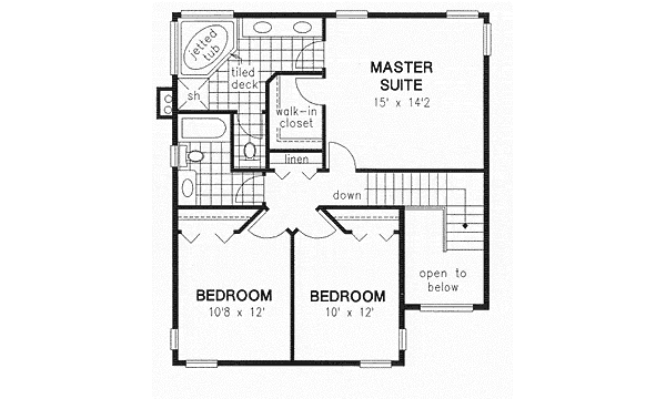 Upper/Second Floor Plan:40-390