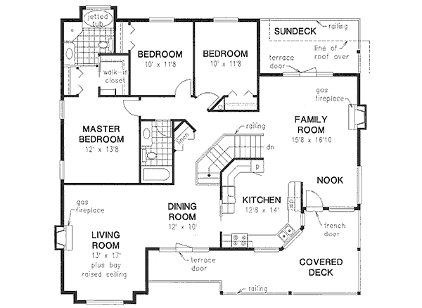 Upper/Second Floor Plan: 40-391