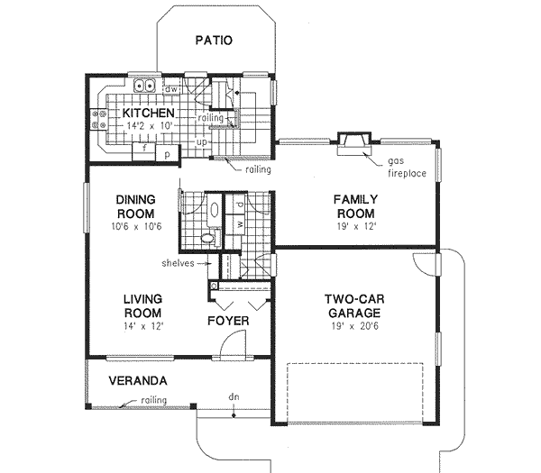 Main Floor Plan: 40-394