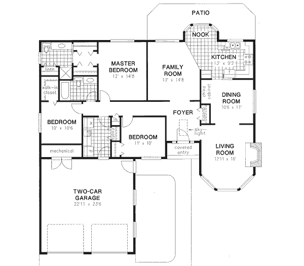 Main Floor Plan: 40-397