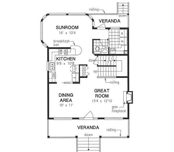 Main Floor Plan: 40-399