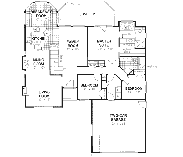 Main Floor Plan: 40-406