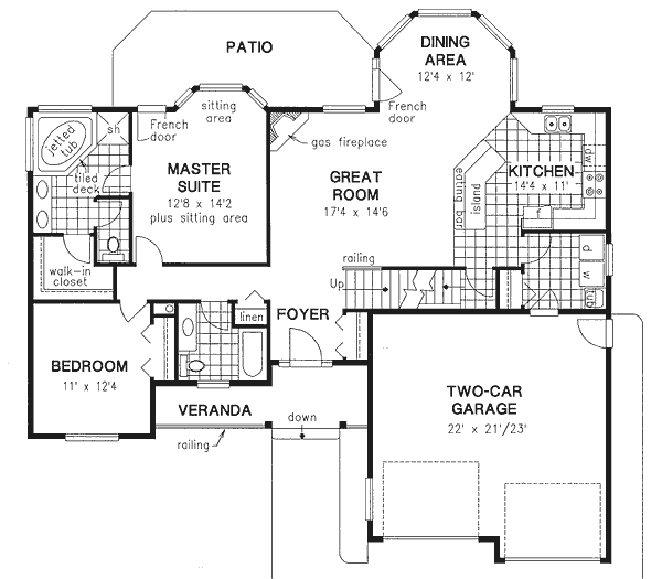 Main Floor Plan: 40-410