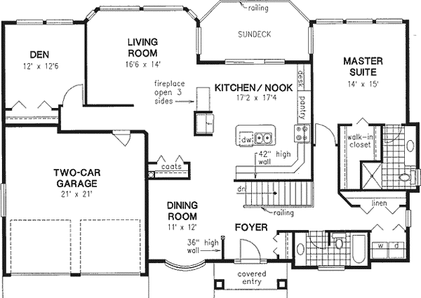 Main Floor Plan: 40-411