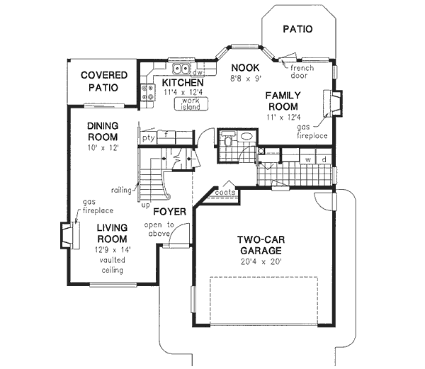 Main Floor Plan: 40-412