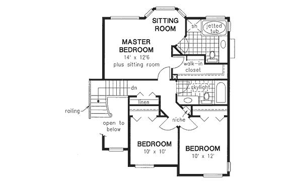 Upper/Second Floor Plan: 40-412