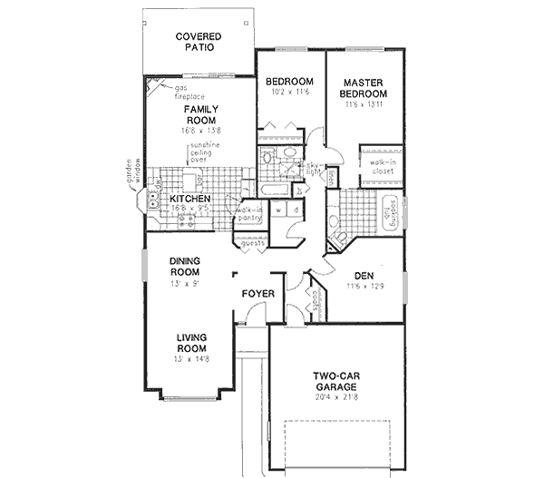Main Floor Plan: 40-413