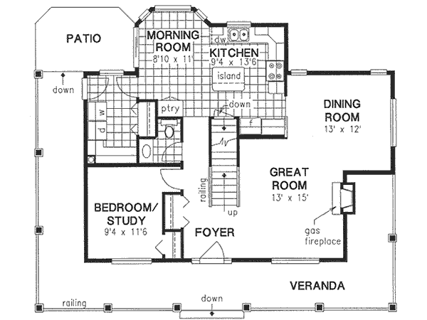 Main Floor Plan: 40-415