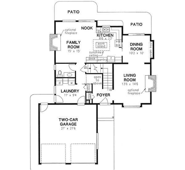 Main Floor Plan: 40-416
