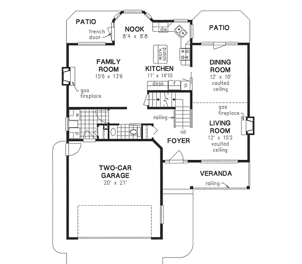 Main Floor Plan: 40-417