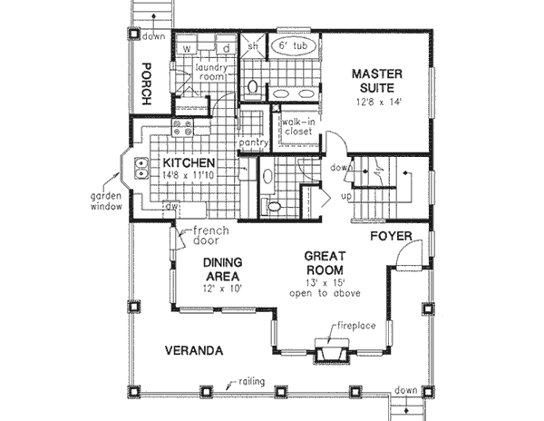 Main Floor Plan: 40-419