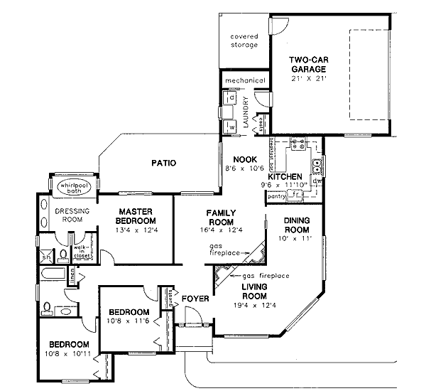 Main Floor Plan: 40-420
