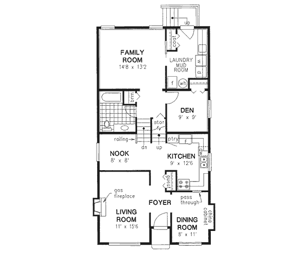 Main Floor Plan: 40-421