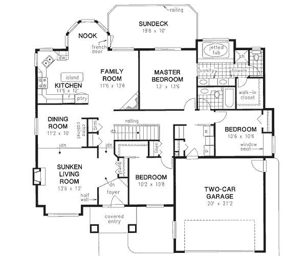 Main Floor Plan: 40-424
