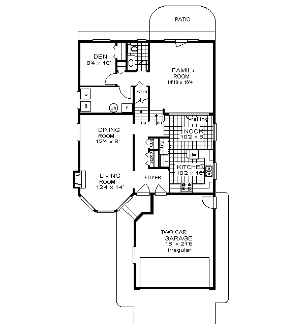 Main Floor Plan: 40-427