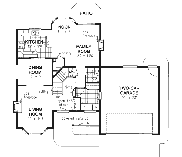 Main Floor Plan: 40-428