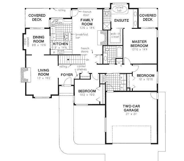 Main Floor Plan: 40-429