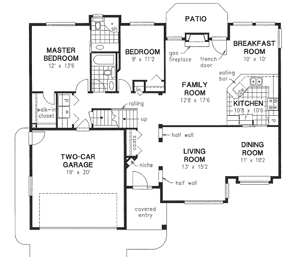 Main Floor Plan: 40-435