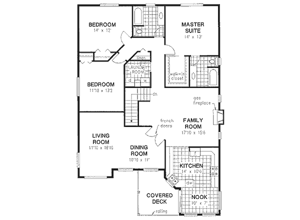 Upper/Second Floor Plan: 40-436