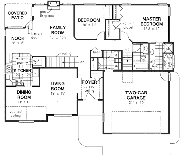 Main Floor Plan: 40-438