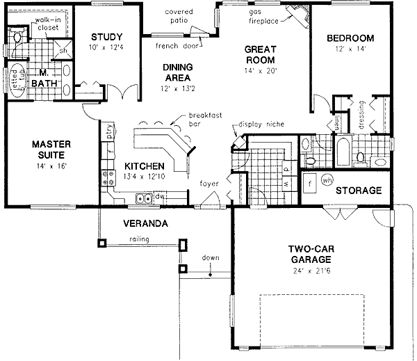 Main Floor Plan: 40-446