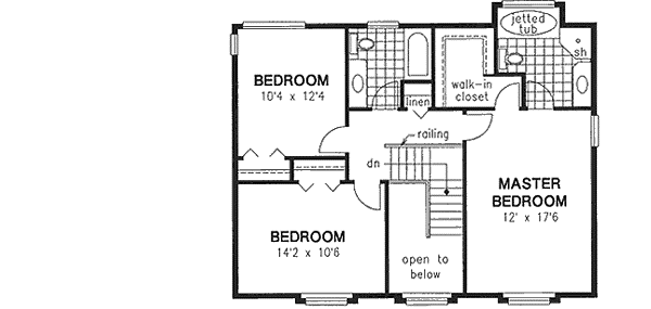Upper/Second Floor Plan: 40-447