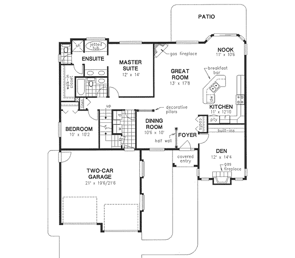 Main Floor Plan: 40-448