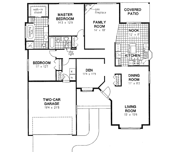Main Floor Plan: 40-450