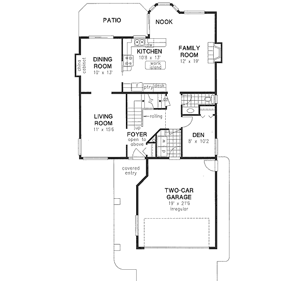 Main Floor Plan: 40-452