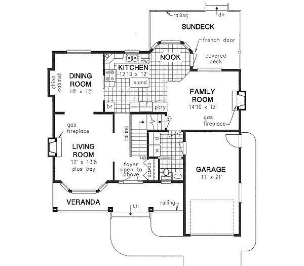 Main Floor Plan: 40-456