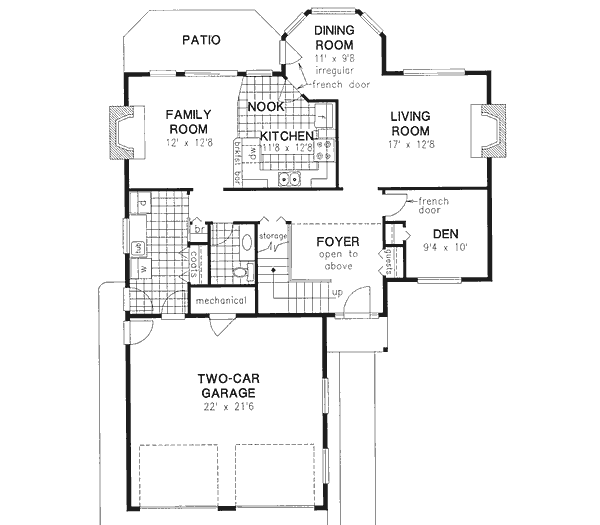 Main Floor Plan: 40-457