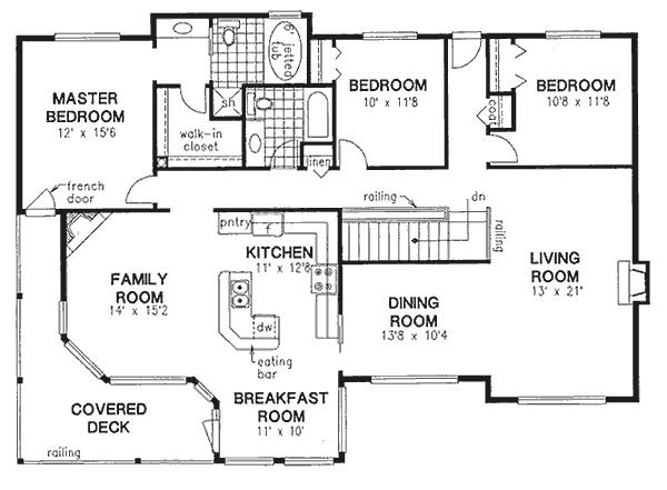Main Floor Plan: 40-460