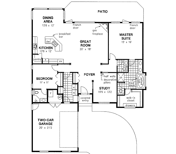 Main Floor Plan: 40-463
