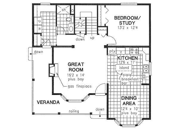 Main Floor Plan: 40-465