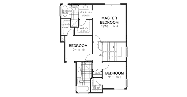 Upper/Second Floor Plan:40-467