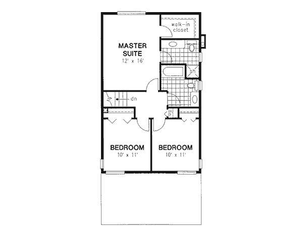 Upper/Second Floor Plan: 40-468