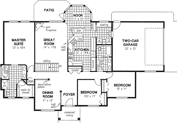 Main Floor Plan: 40-474