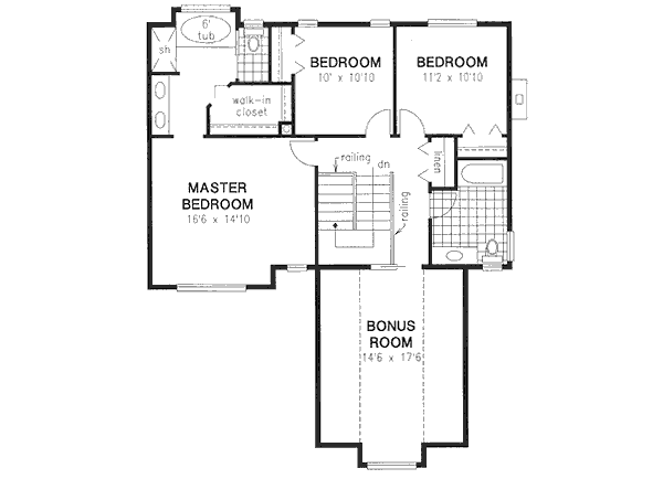 Upper/Second Floor Plan: 40-475