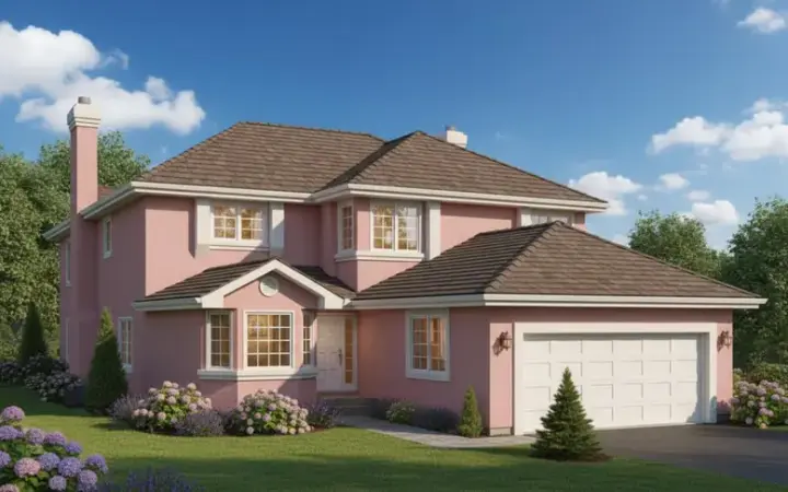 Southwest house plans 40-476 - front exterior, 1,940 sq ft, 4 bed, 2 bath house plans | Monster House Plans