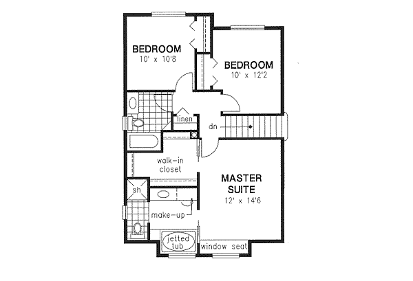 Upper/Second Floor Plan: 40-478