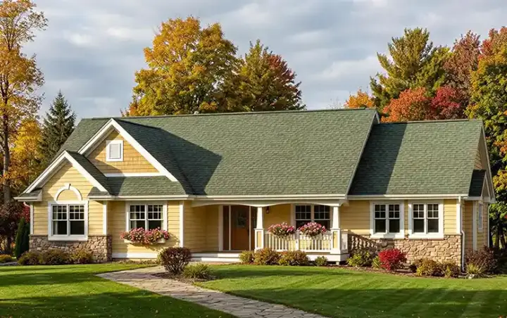Ranch house plans 40-481 - front exterior, 1,957 sq ft, 4 bed, 2 bath house plans | Monster House Plans