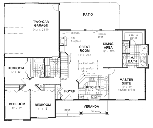 Main Floor Plan: 40-481