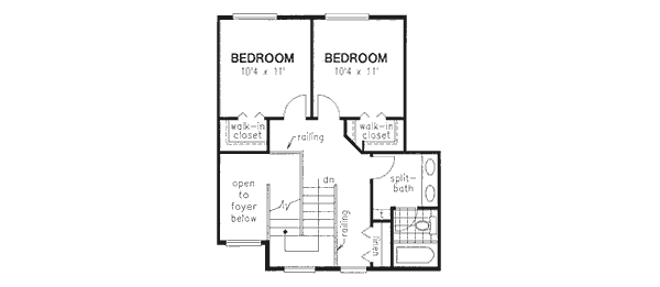 Upper/Second Floor Plan: 40-482