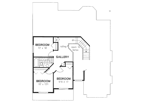 Upper/Second Floor Plan: 40-484