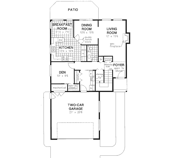 Main Floor Plan: 40-486